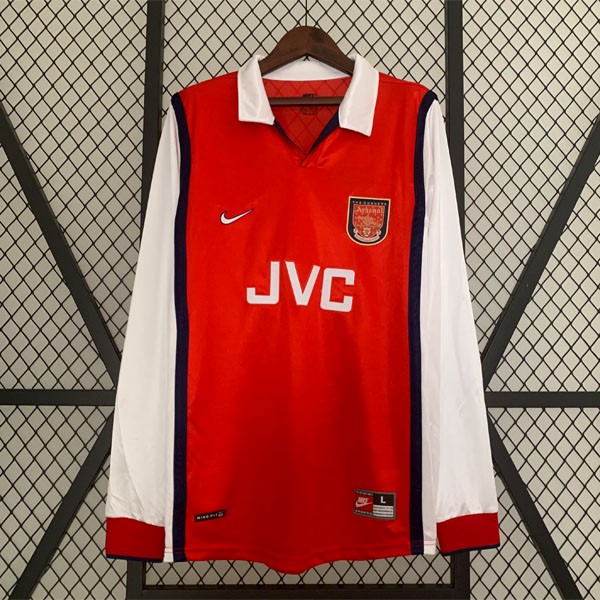 Tailandia Camiseta Arsenal 1ª ML Retro 1998 1999